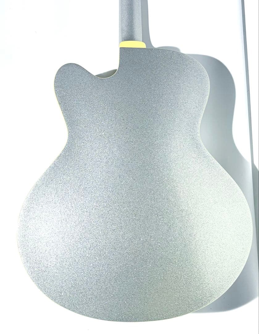 【極美品】Aria FA80-SP シルバースパークル フルアコ エレキギター