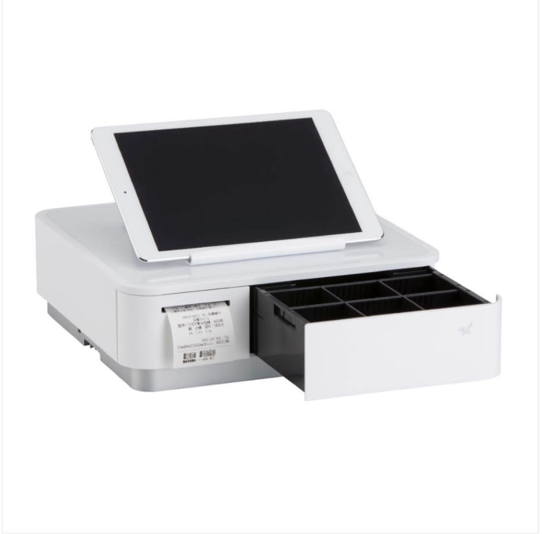 スター精密レジ mPOP ホワイト（プリンター内蔵キャッシュドロア）エアレジ対応