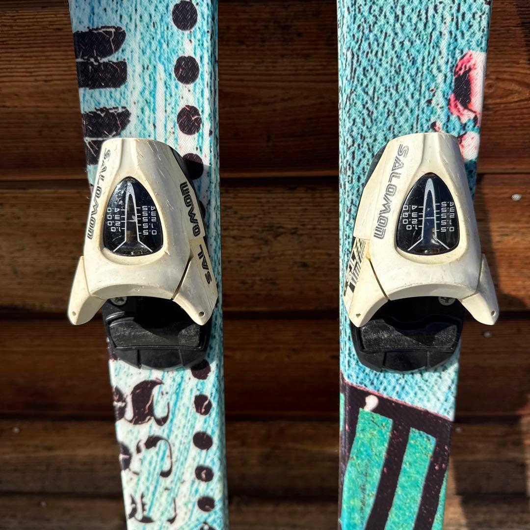 head スキー板127 & SALOMON ビンディング