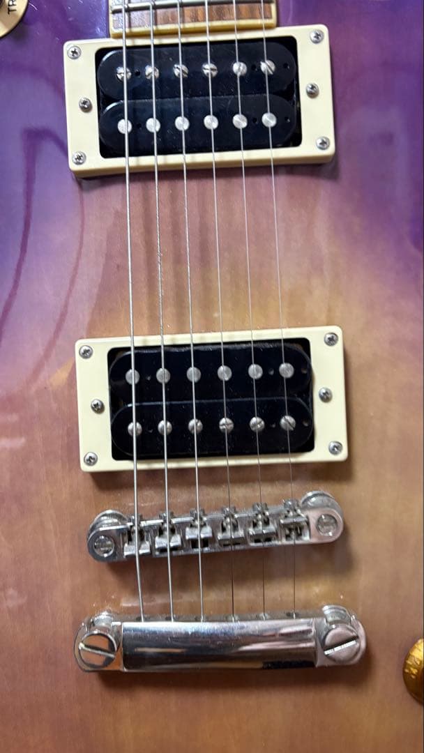 エピフォン　Epiphone レスポール classic plaintop 紫