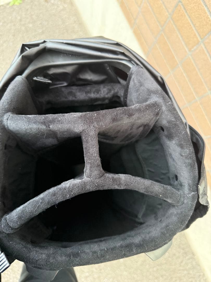 Titleist スタンド式ゴルフバッグ 黒/赤　タイトリスト