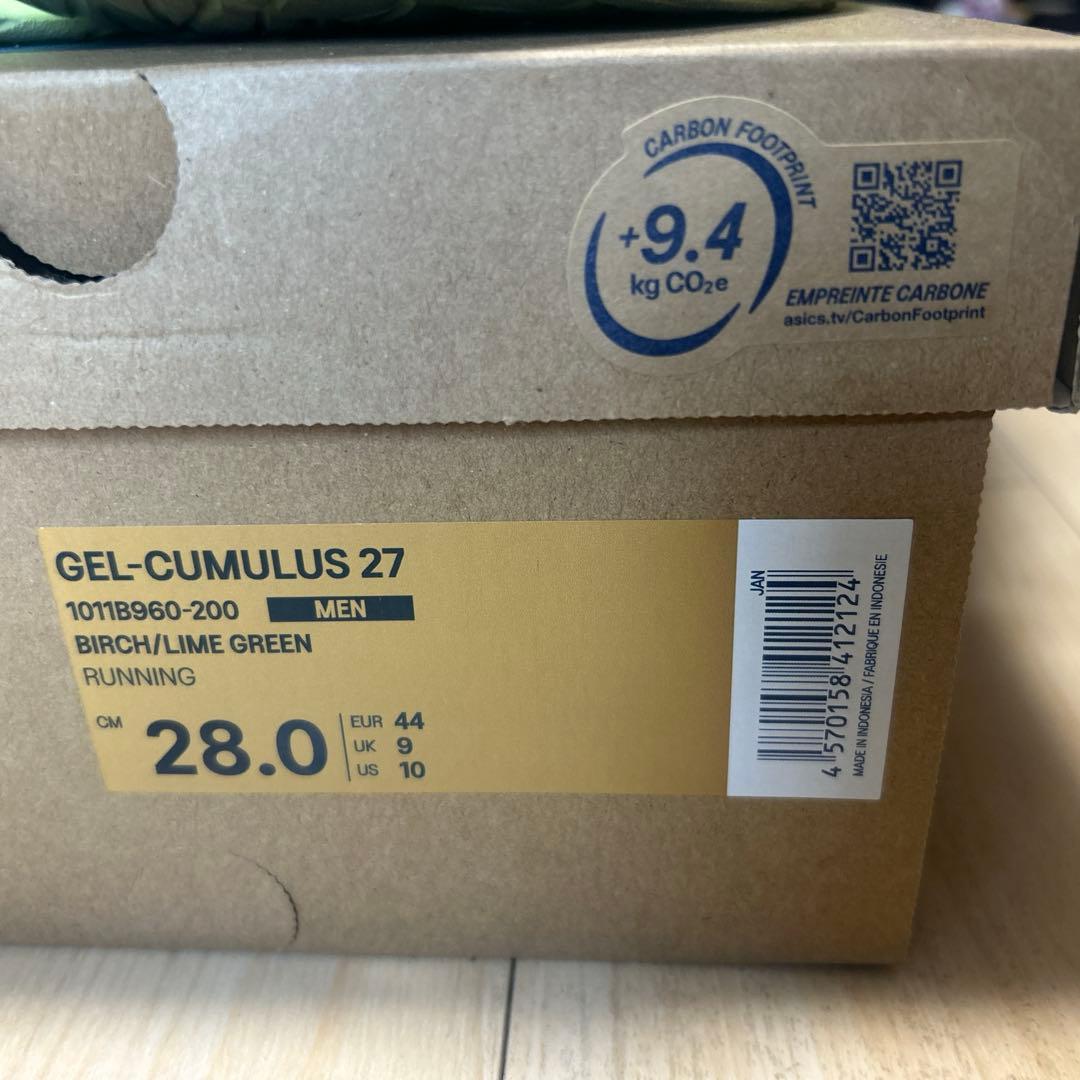 アシックス ゲル キュムラス 27 28cm