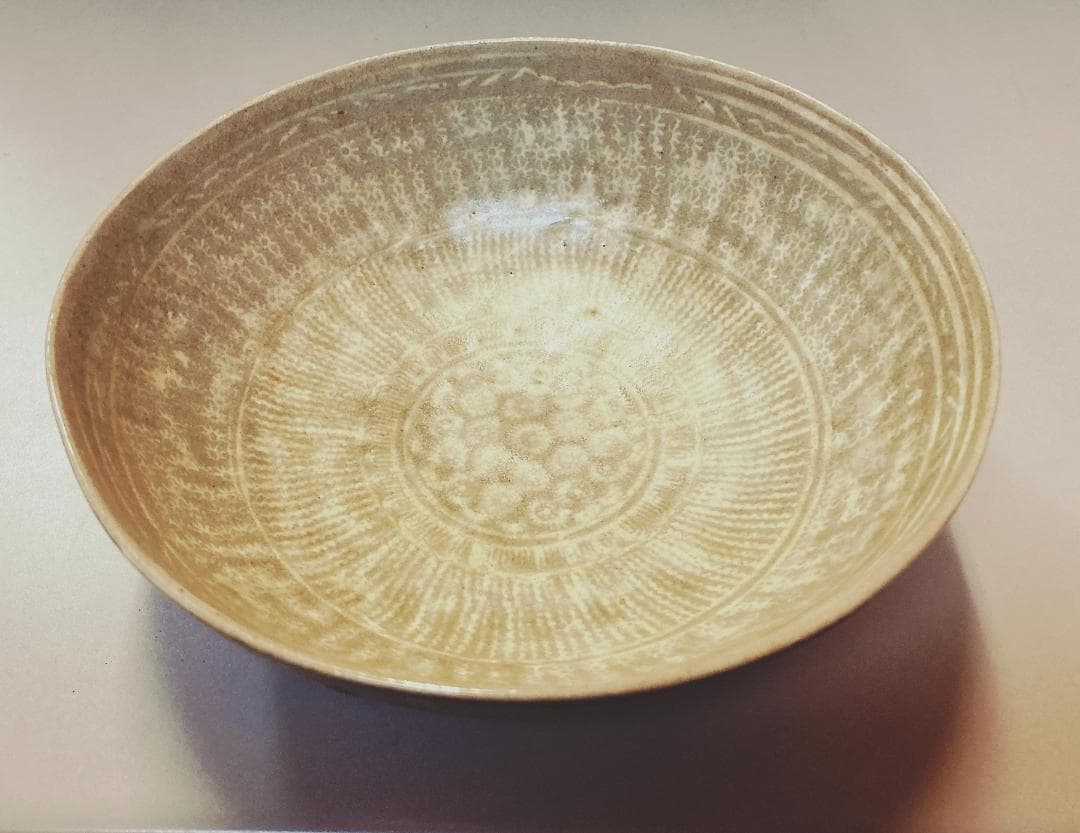 【希少】李朝 高麗焼 三島 菓子鉢 【時代】