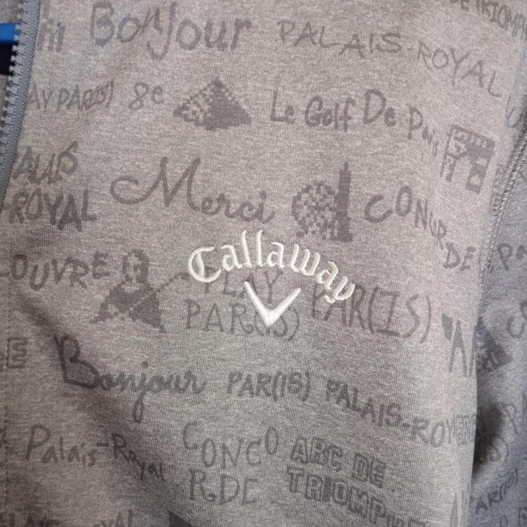 【★極美品★】キャロウェイメンズ 防風 スウェット パーカーＬ