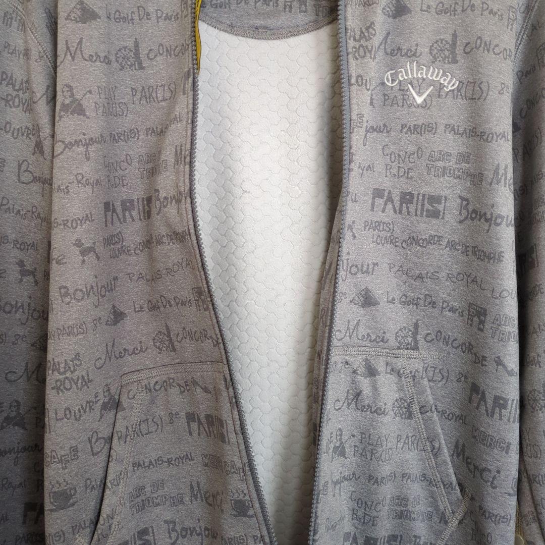 【★極美品★】キャロウェイメンズ 防風 スウェット パーカーＬ