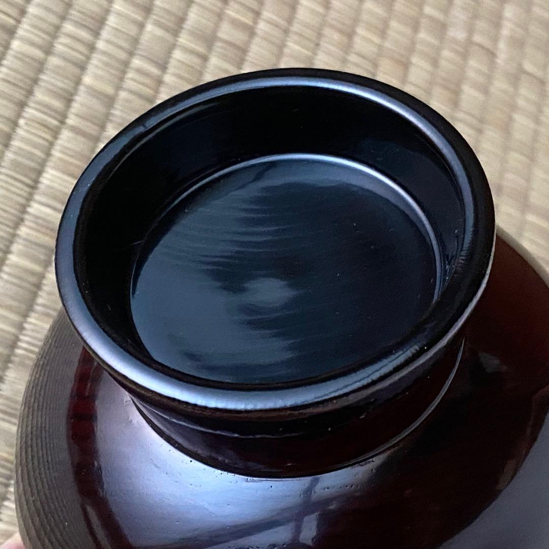 合鹿椀①未使用 輪島塗 けやき 木地呂 合鹿椀 布着せ 内黒
