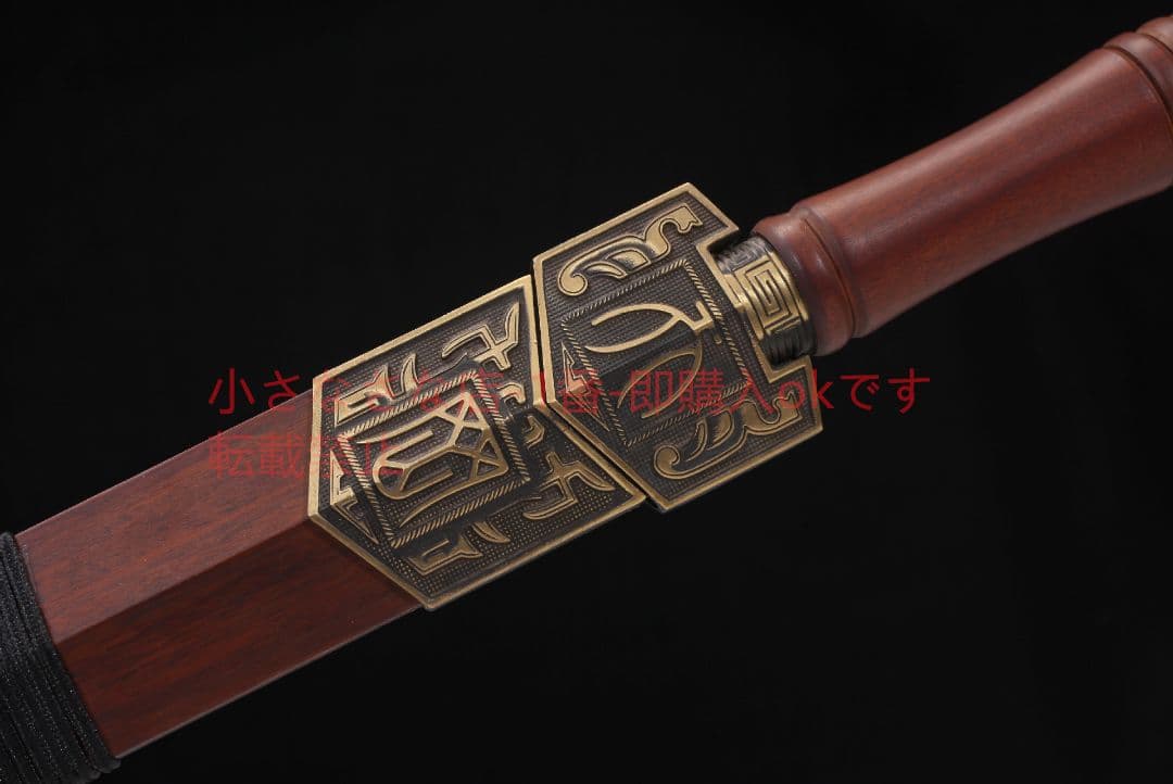 純銅劉備剣爛花工芸高マンガン鋼 古兵器 武具 刀装具 日本刀 模造刀 居合刀