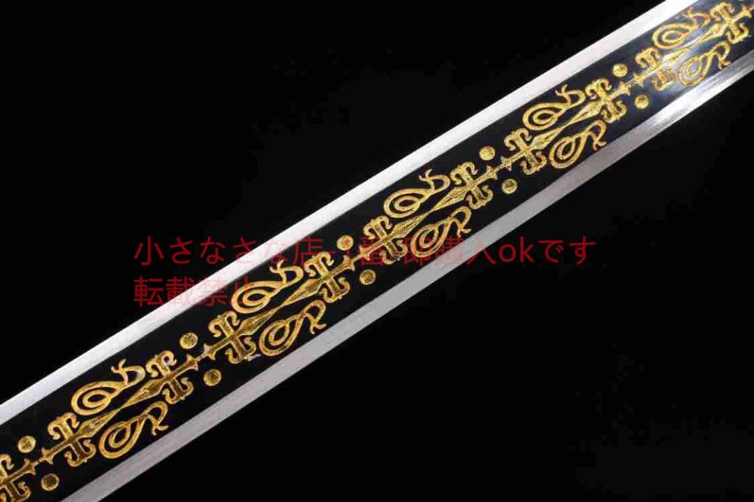 純銅劉備剣爛花工芸高マンガン鋼 古兵器 武具 刀装具 日本刀 模造刀 居合刀