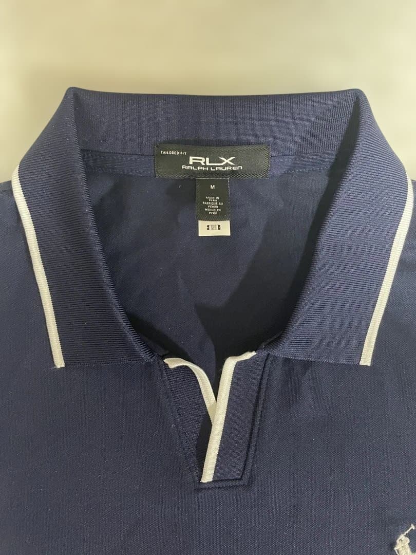 ラルフローレン　ポロシャツ　ネイビー　M