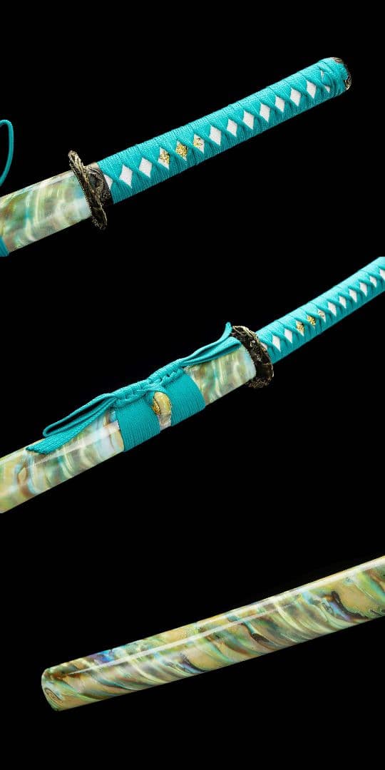 翠竹武士刀-高性能マンガン鋼 武具　刀装具　日本刀　模造刀 居合刀