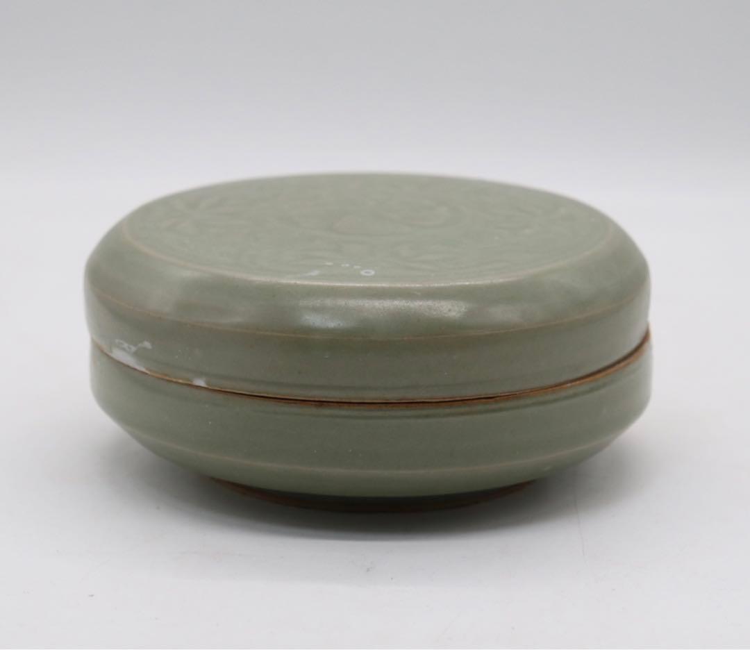 中国　青磁蓋物　青磁　送料込み0406