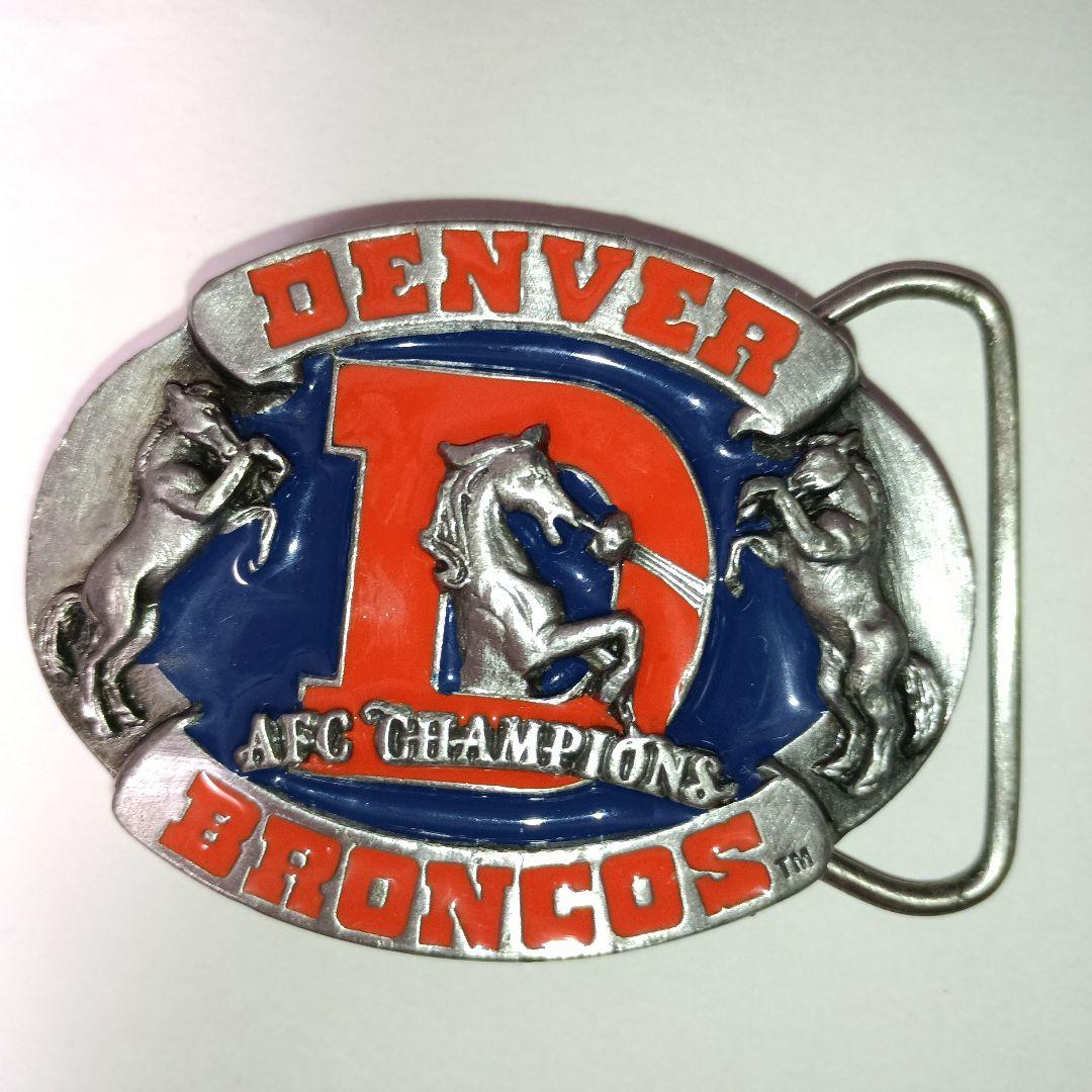 【超レア】DENVER BRONCOS 1989年 AFCチャンピオン バッジ