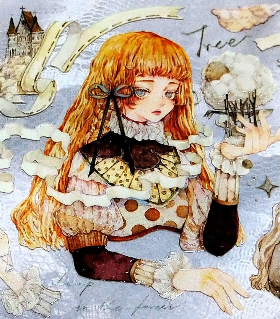 ✩のこり１✩J700＃森林深处(水晶)Reco切り売り海外人物マステ女の子