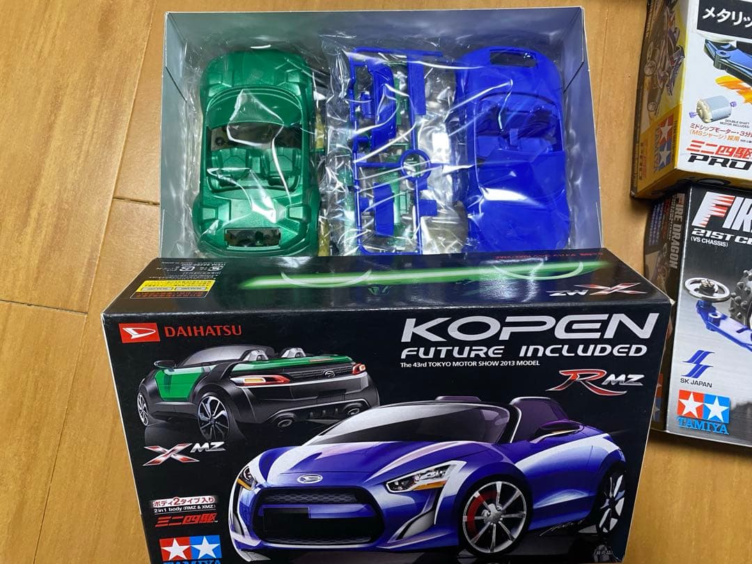 引退 ミニ四駆 限定モデル シャイニングスコーピオン等 7箱セット