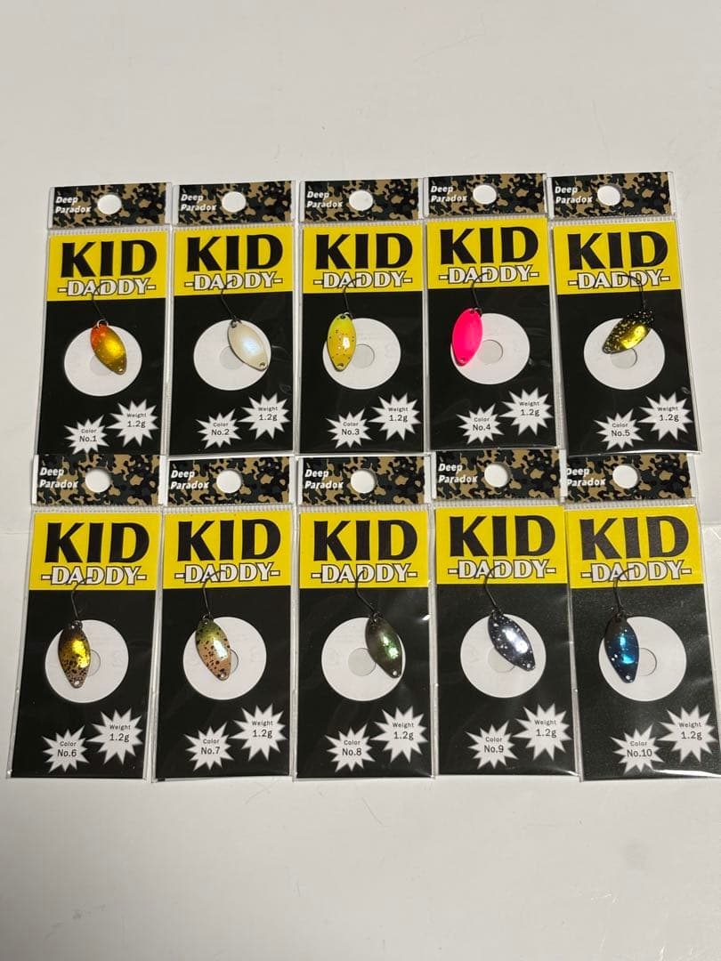 ディープパラドックス ルアー キッドダディ 1.2g 全10色 セット