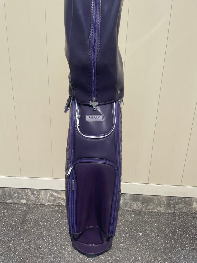 【9/7まで限定価格】ONOFF キャディバッグ パープル