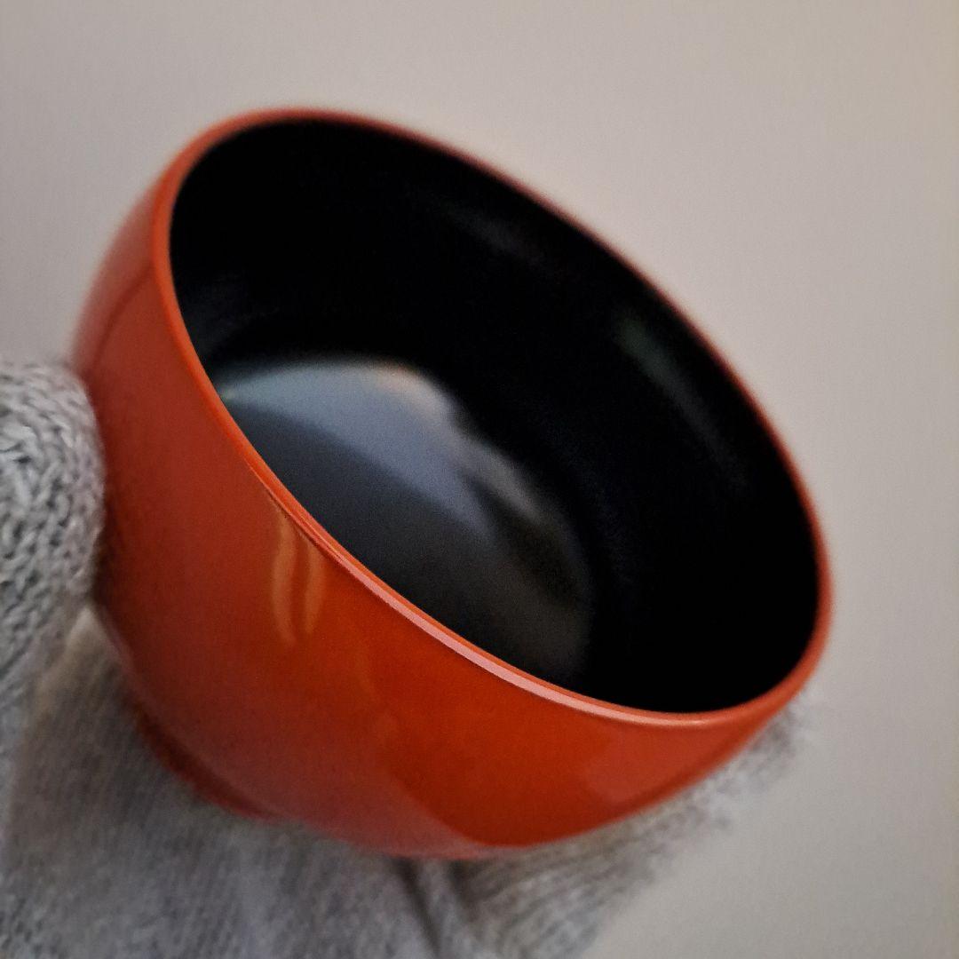 【輪島塗　まり椀×5客】布着本堅地 二代目\"九香作　未使用/長期保管品