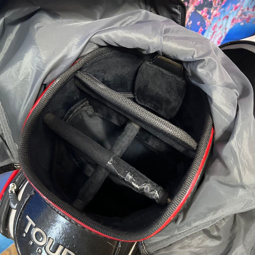 寶BT-1055 Callaway 3点式 キャディバッグ 赤黒