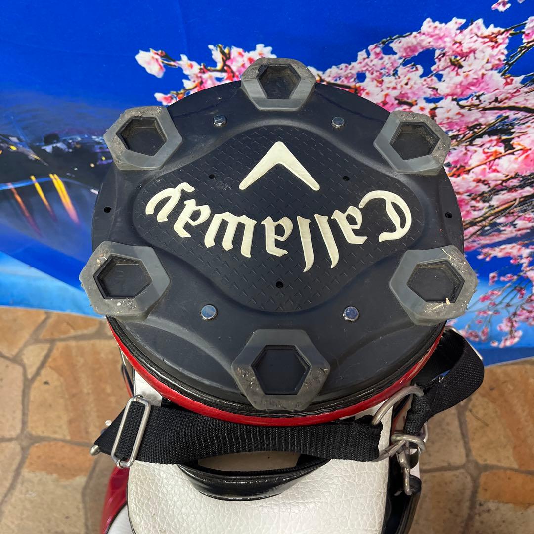 寶BT-1055 Callaway 3点式 キャディバッグ 赤黒