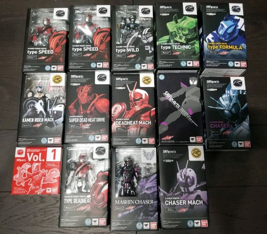 S.H.Figuarts 仮面ライダードライブ13個セット