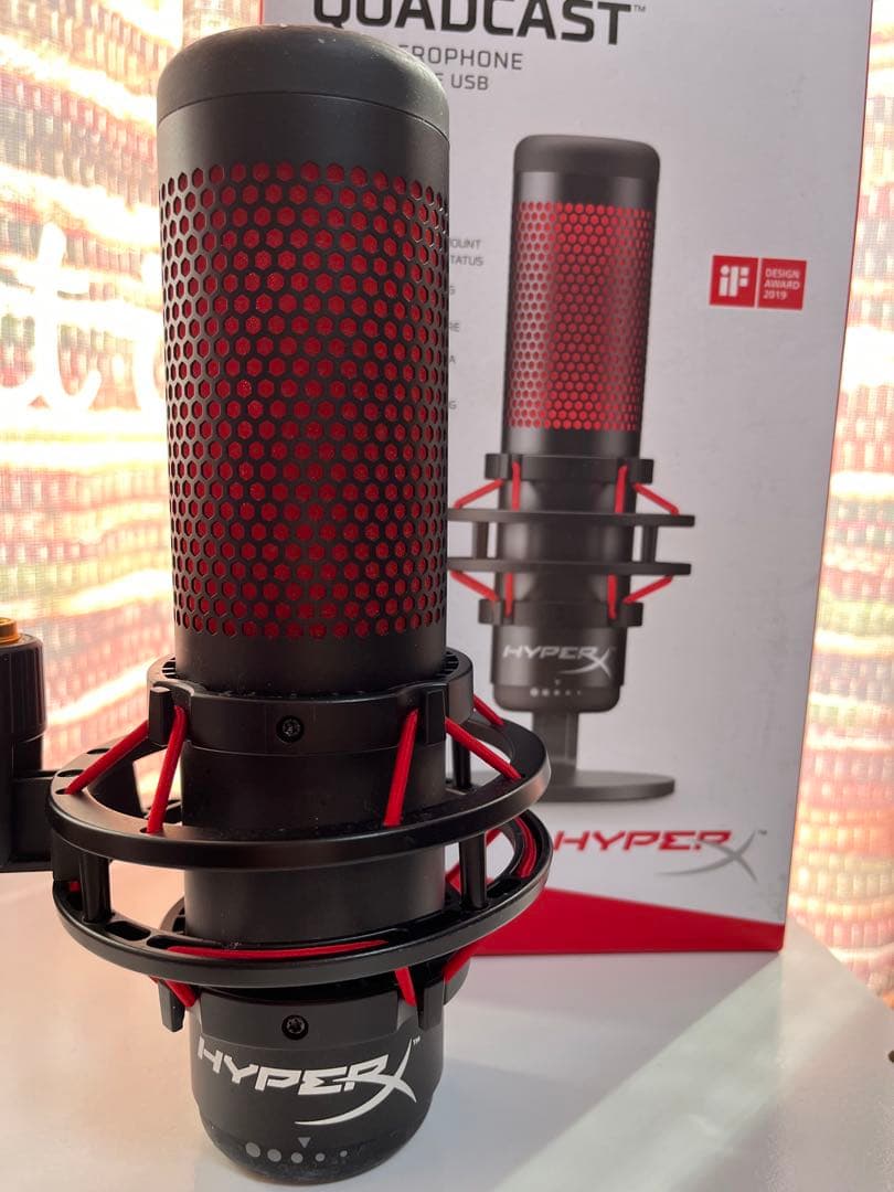 HyperX QuadCast コンデンサーマイク USB接続