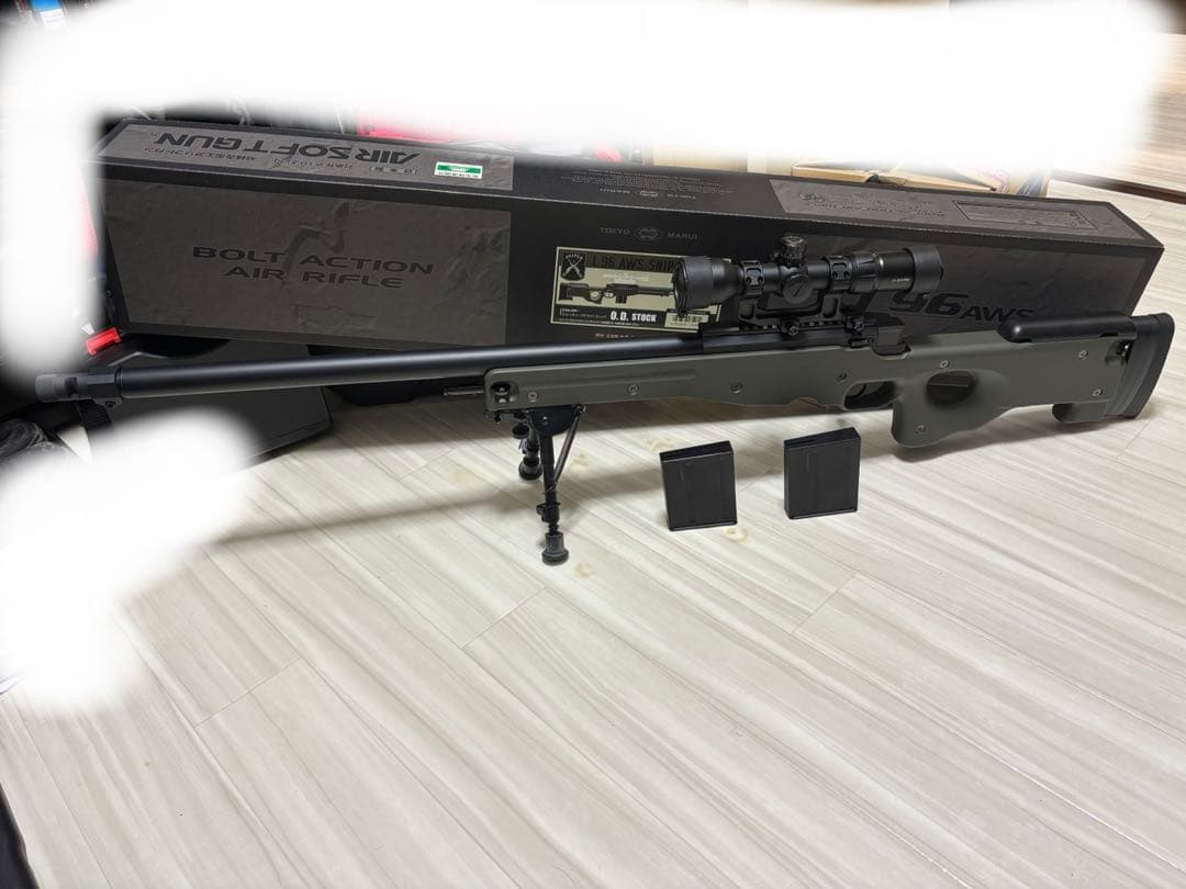 東京マルイ　L96 ボルトアクションライフル　サバゲー未使用　アタッチメント複数