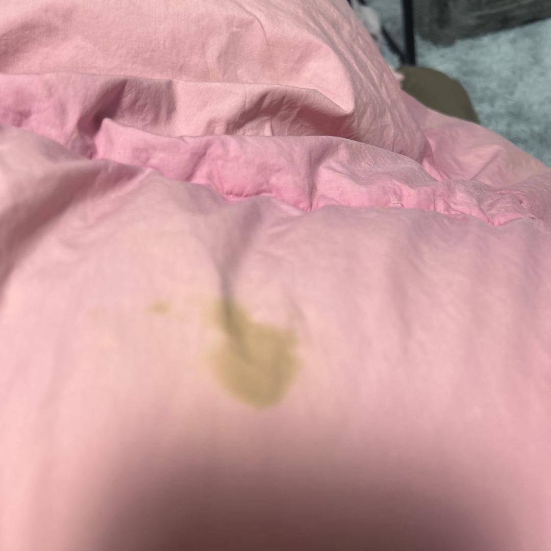 西川 羽毛布団 花柄 赤