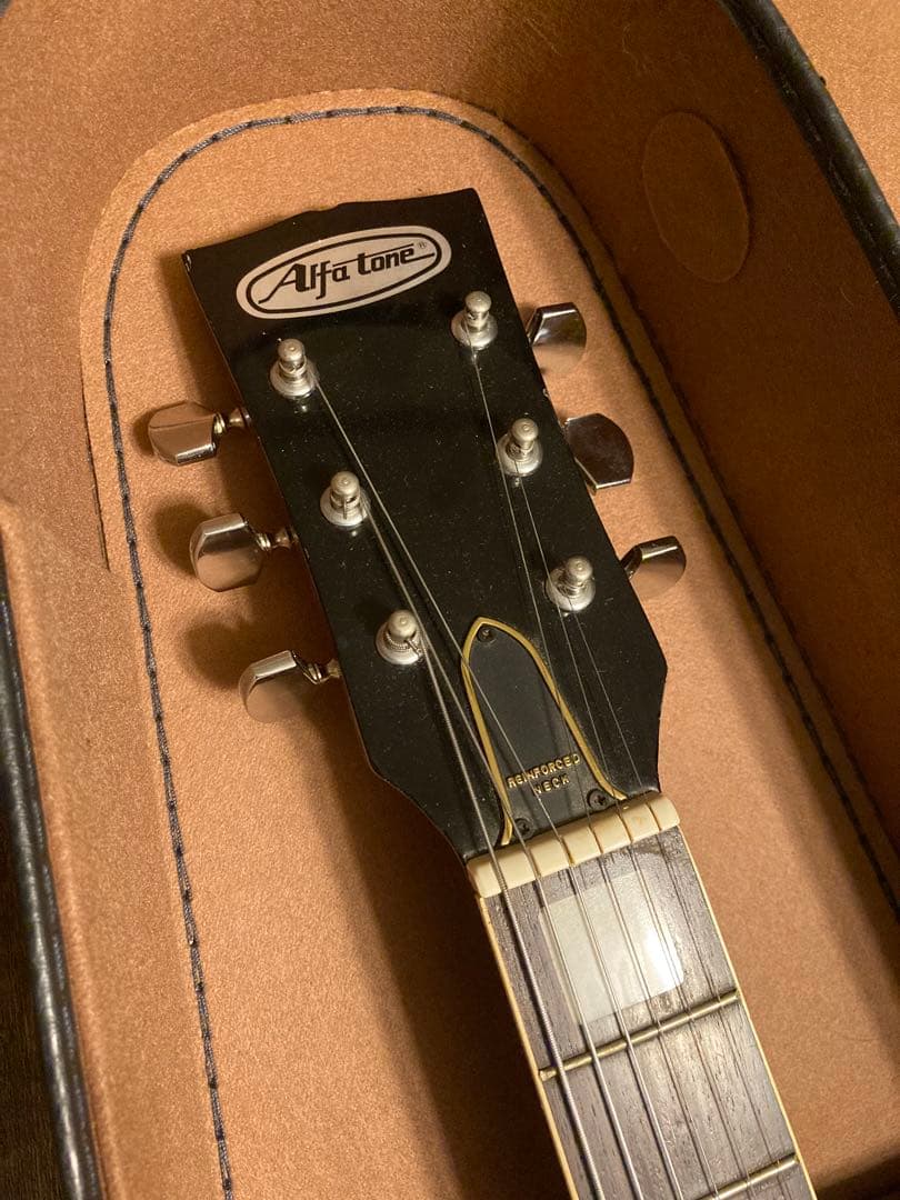 alfatone ビザールギター(レスポールタイプ)3ts color