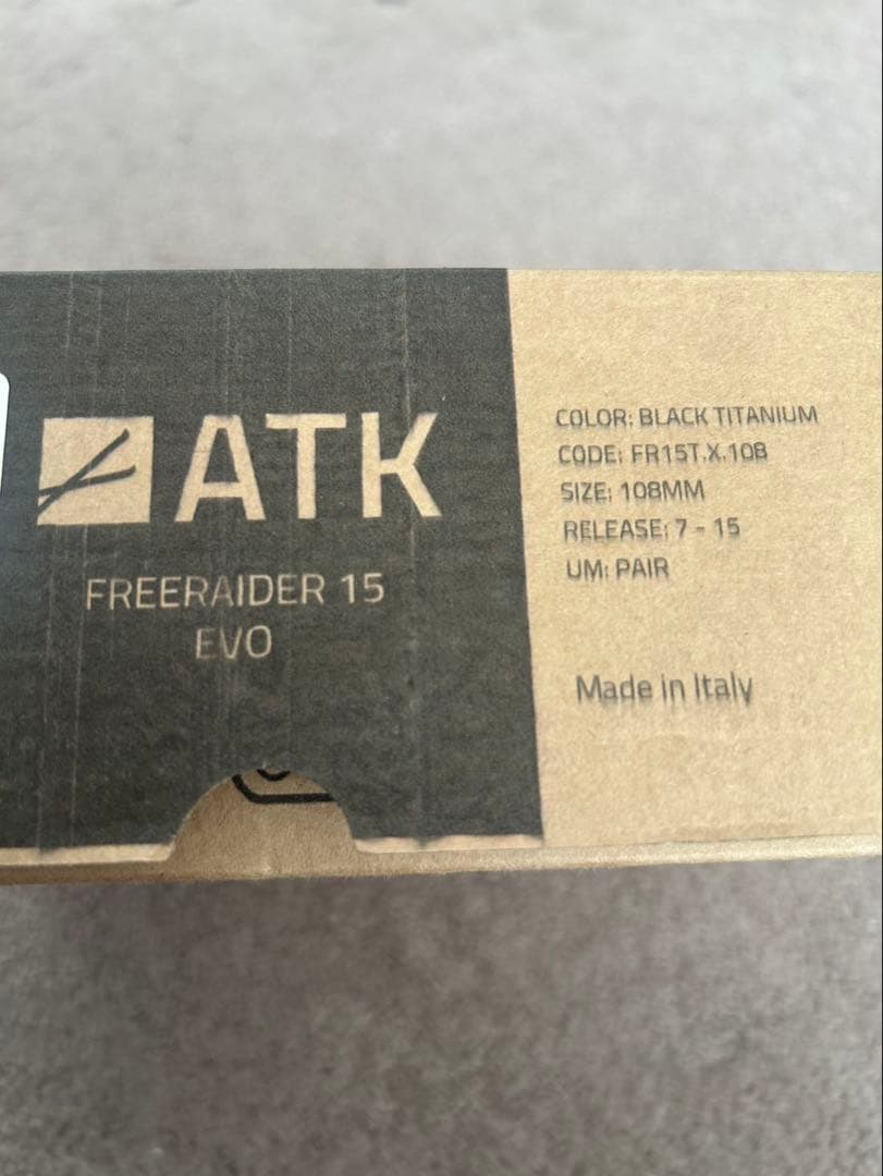 スキー ATK FreeRaider 15 Evo Orange