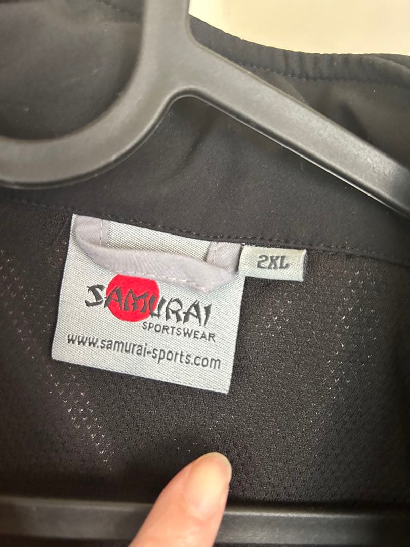 フルジップジャケット 2XLラグビーウィンドブレーカー大きいサイズ　BIGサイズ