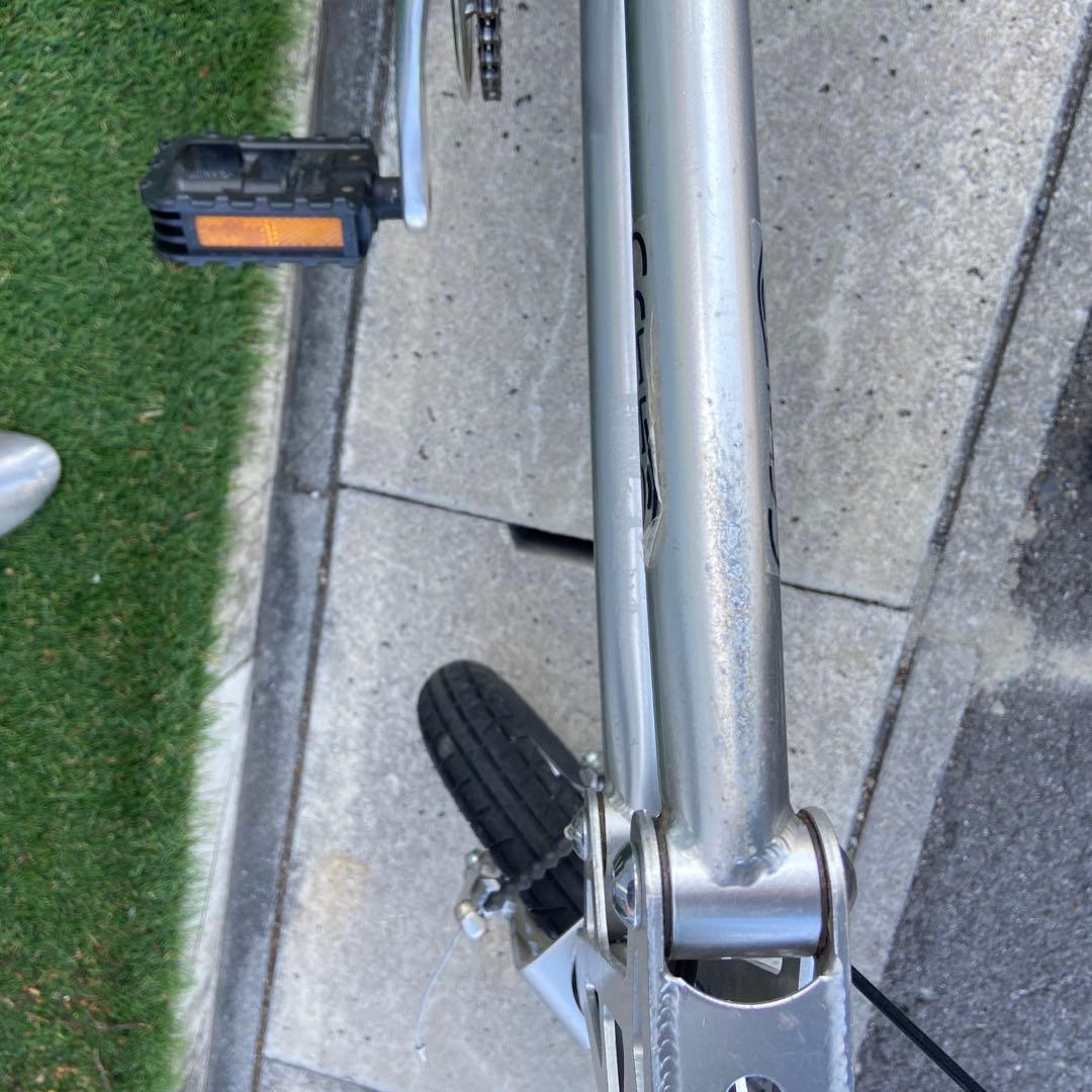 GEKKO ゲッコウ⭐️折りたたみ自転車　シルバー　【3614】