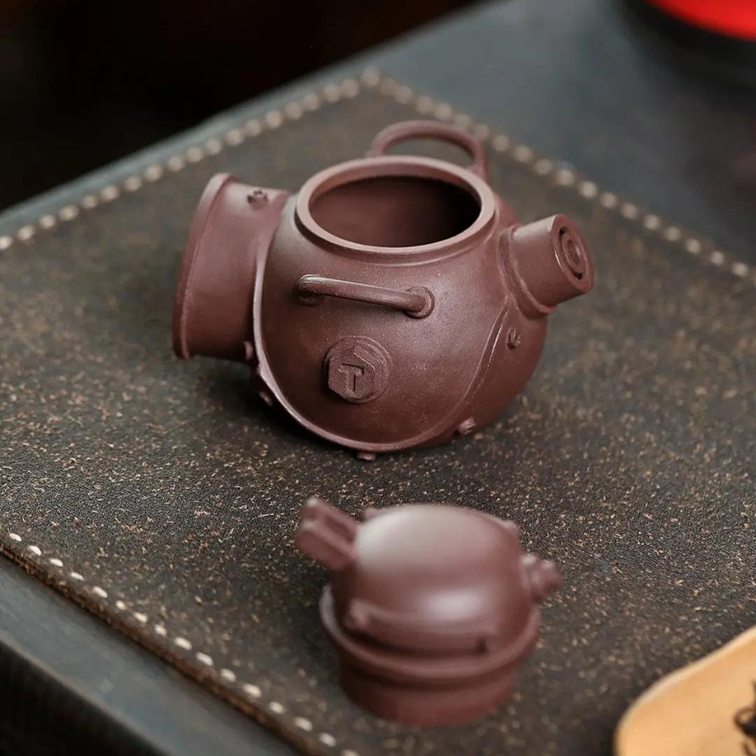 慕茗雅器 中国茶器 宜興紫砂壺 シャーマンタンク 180cc