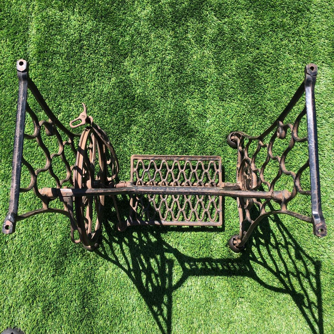 希少 網目脚 SINGER シンガー 足踏み ミシン