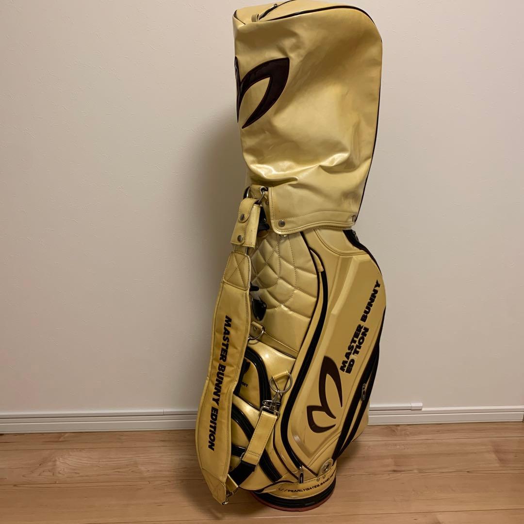 【タクヤ】マスターバニーエディション ゴルフバッグ ゴールド