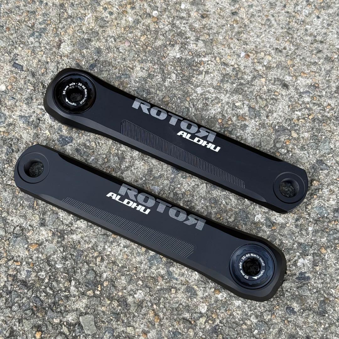 ROTOR 3D＋ALDHU クランクアーム170mm 30mmアクスル用