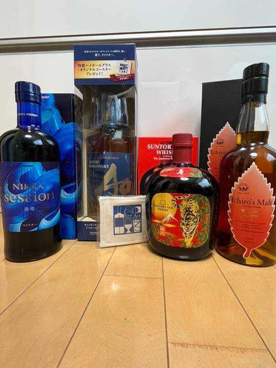 イチローズモルトワインウッドリザーブ　計4本