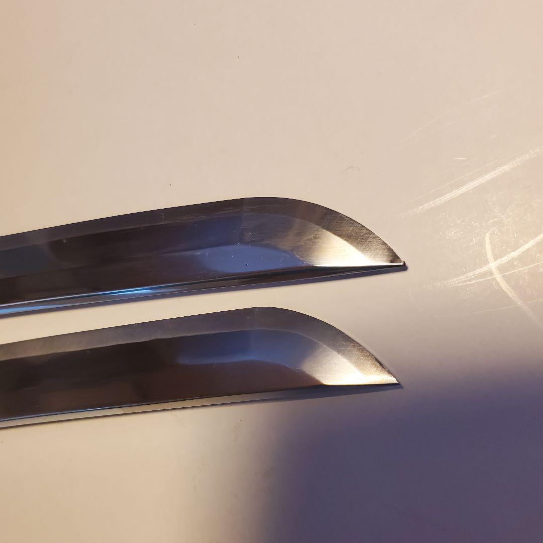 模造刀　仕込み丸茶竹鞘　大小セット