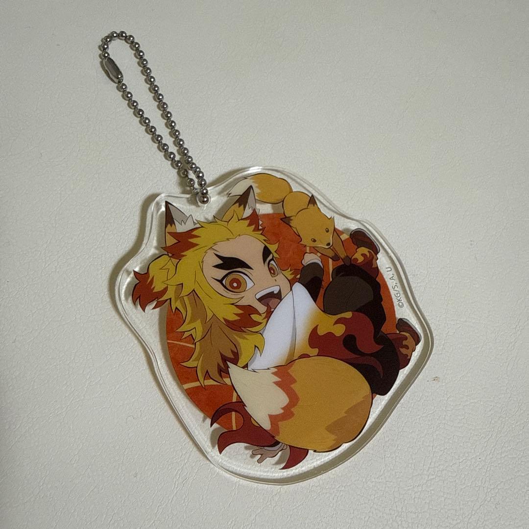 【鬼滅の刃】 煉獄杏寿郎 ご当地アクリルキーホルダー 宮城 煉獄さん 狐