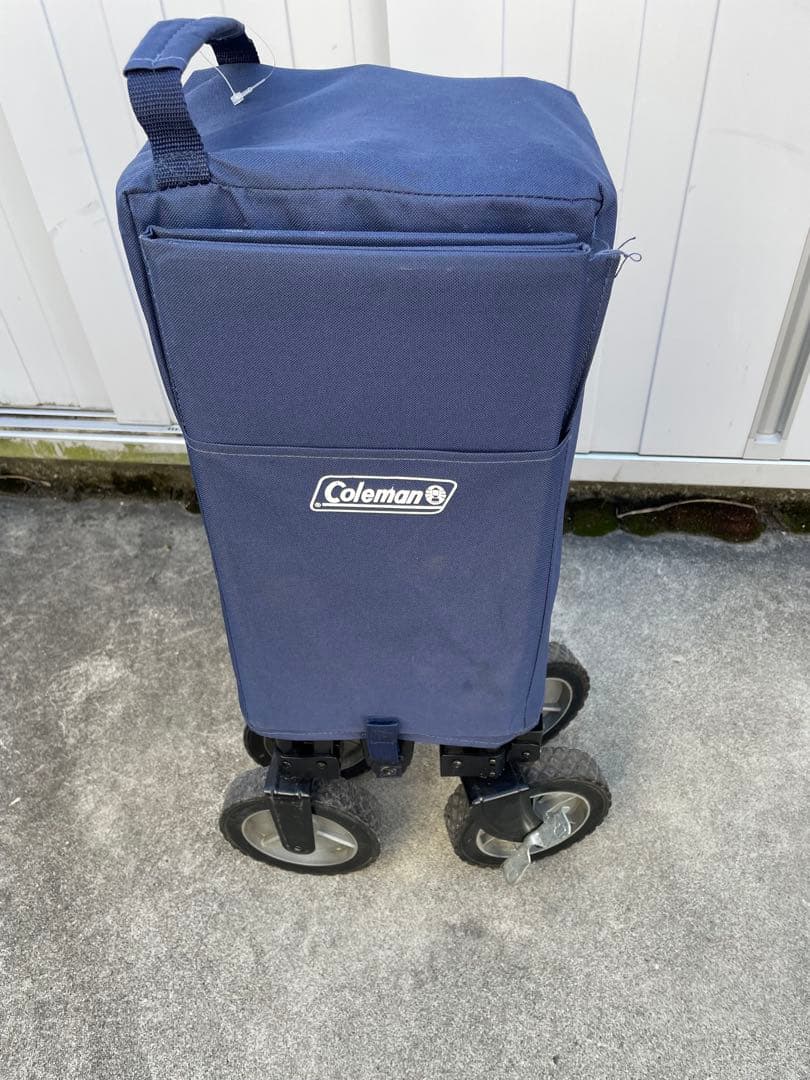 Coleman　折りたたみワゴン　ネイビー　アウトドア　キャリー　人気商品‼️