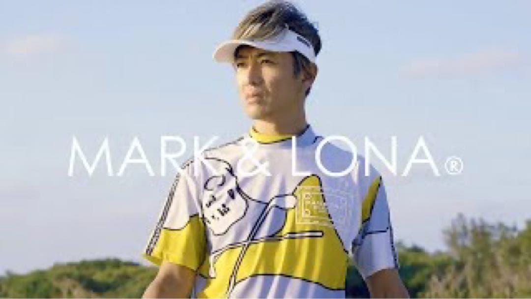 美品 ★ MARK&LONA 2024 モックネック シャツ マーク&ロナ