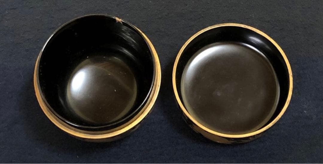 《R》茶道具 四君子蒔絵 螺鈿 棗 奥津一心斎作 共箱　260114き3