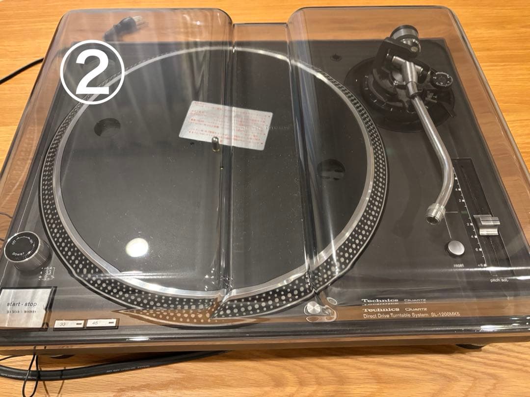 DJ機材セット(ターンテーブルSL1200MK5×2,ミキサー, 豪華オマケ)