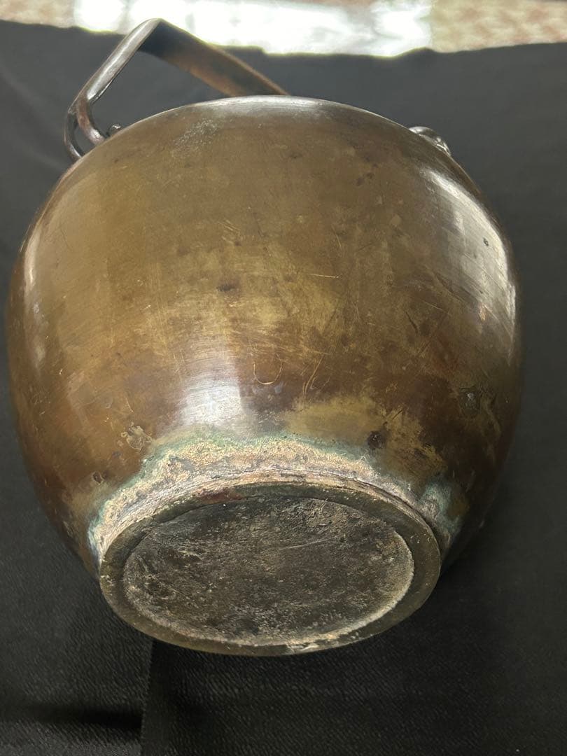 中国古玩急須　煎茶道具　煎茶道　煎茶　金属　鉄瓶　骨董　アンティーク