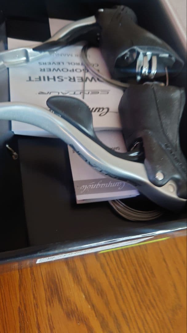 新品未使用　廃盤カンパニョーロ11SPEED エルゴレバーシルバーケンタウル