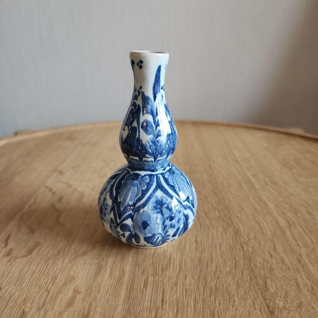 デルフト　阿蘭陀　瓶　徳利　12cm　1点