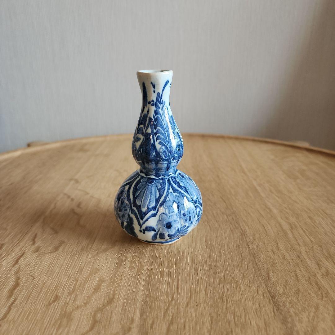 デルフト　阿蘭陀　瓶　徳利　12cm　1点