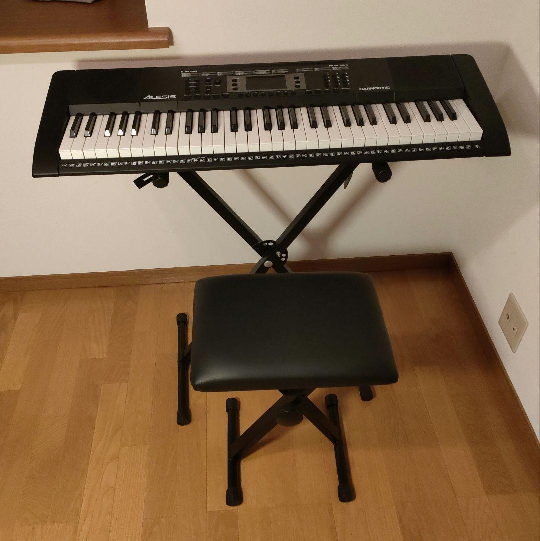 Alesis Harmony61 MKII キーボード 61鍵 スタンド 椅子付