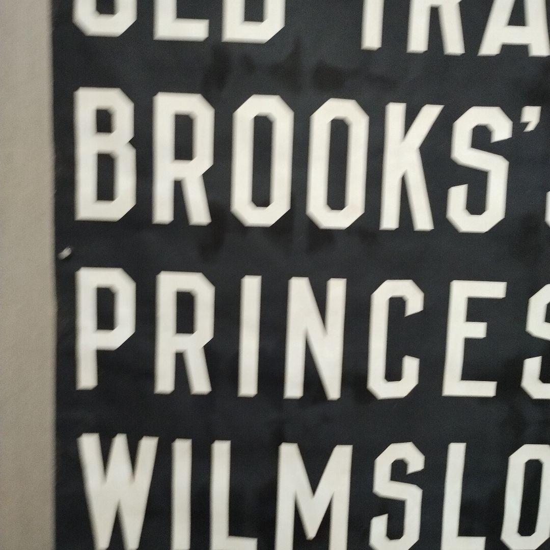 ヴィンテージバスロールサイン本物　1201