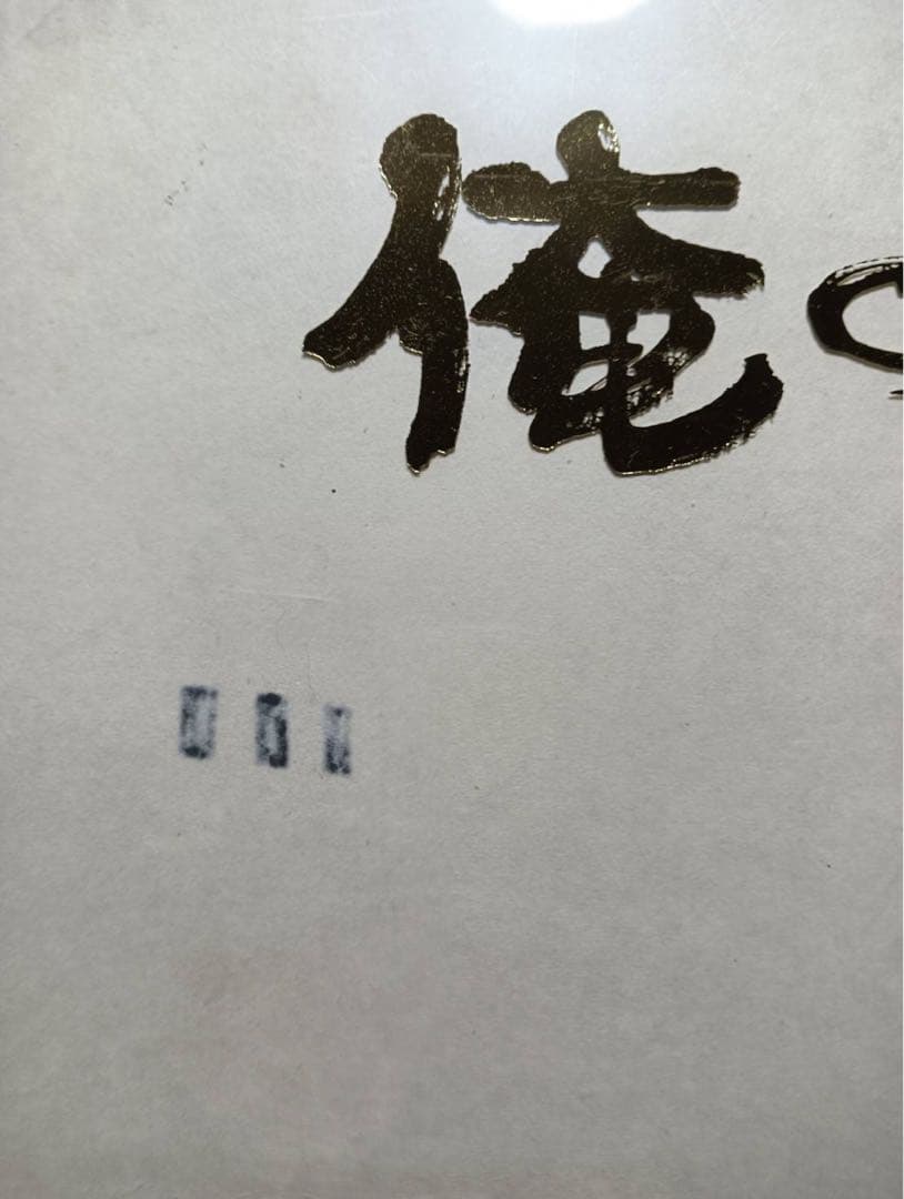 俺の空　本宮ひろ志　漫画　生原稿　1枚