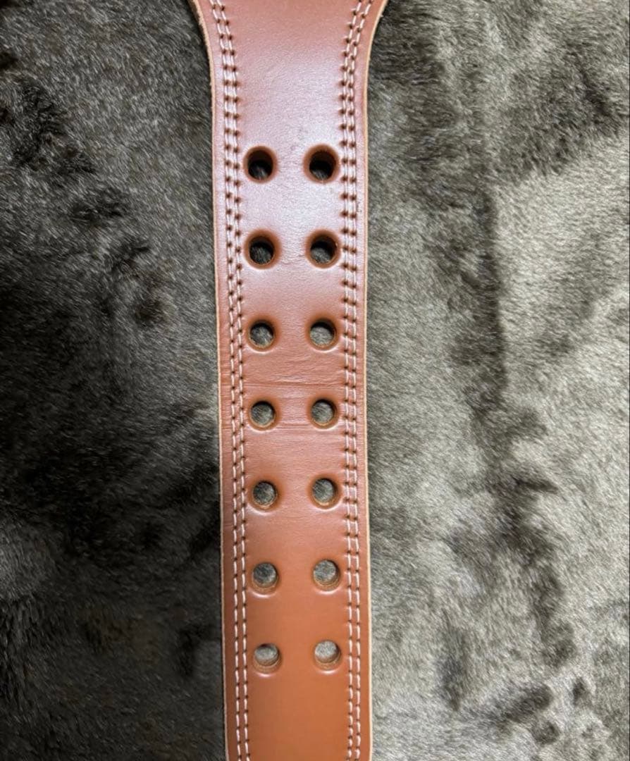 試着のみ　ゴールドジム　プロレザーベルト